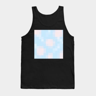 Mosaic of Cute Pastel Coloured Leafs Tank Top